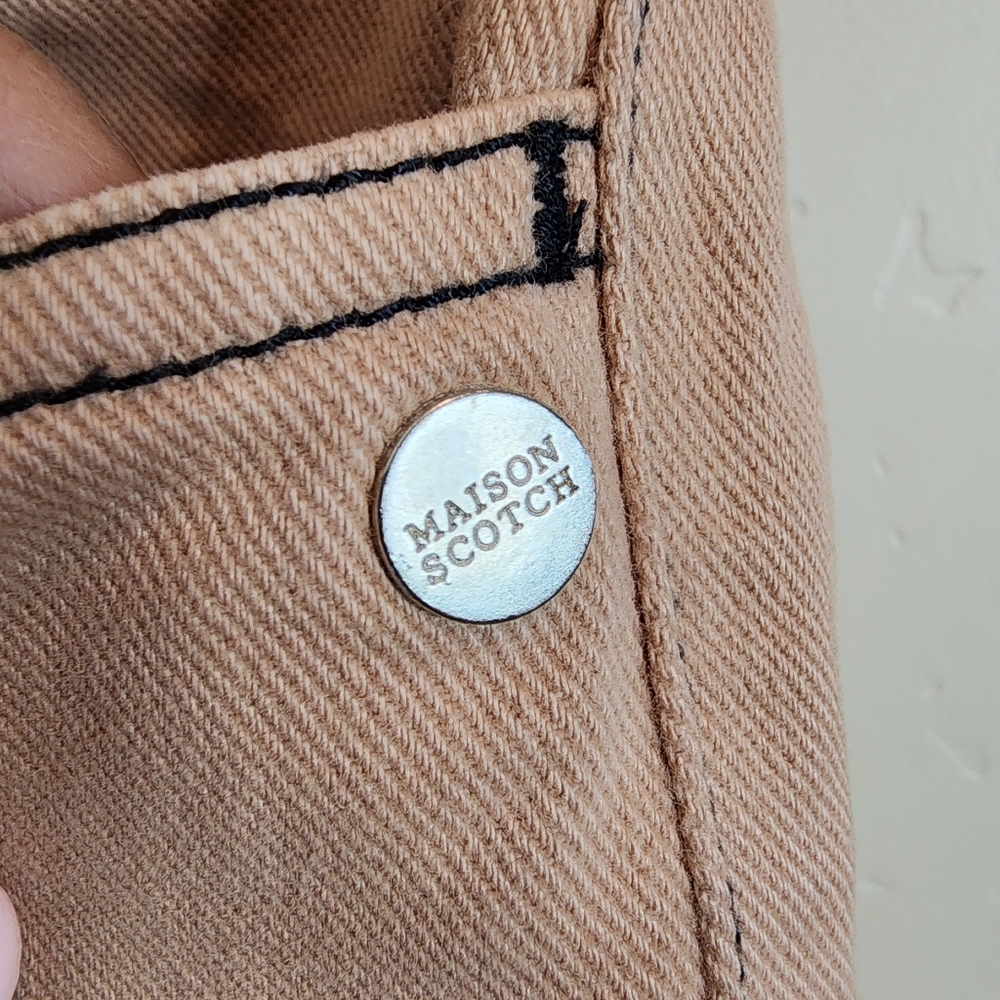 Scotch & Soda Beige Flare Jeans - Picture 7 of 10